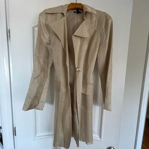 Bebe linen summer coat